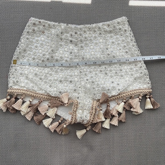 L’ATISTE Sequin Shorts with Tassels - Picture 7 of 8